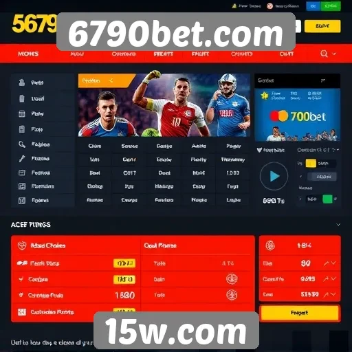 Avaliação da interface do usuário no 6790bet.com